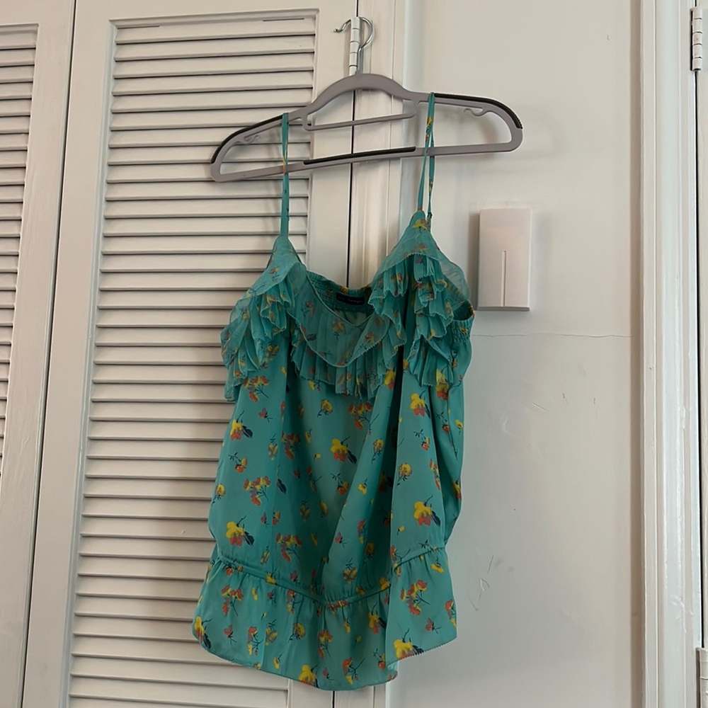 AE Green Silky Chiffon Cami XL 💚